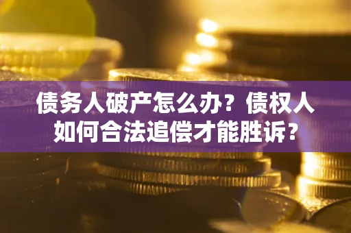 北京债务人破产怎么办？债权人如何合法追偿才能胜诉？
