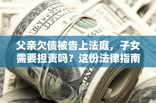 北京父亲欠债被告上法庭，子女需要担责吗？这份法律指南必须看完