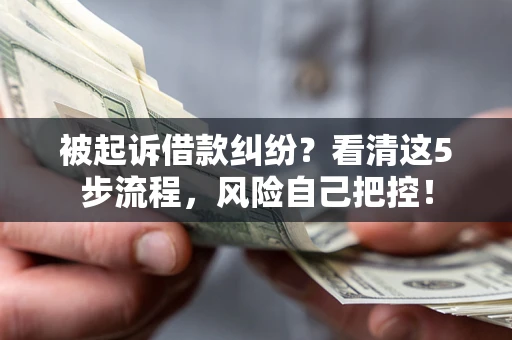 北京被起诉借款纠纷？看清这5步流程，风险自己把控！